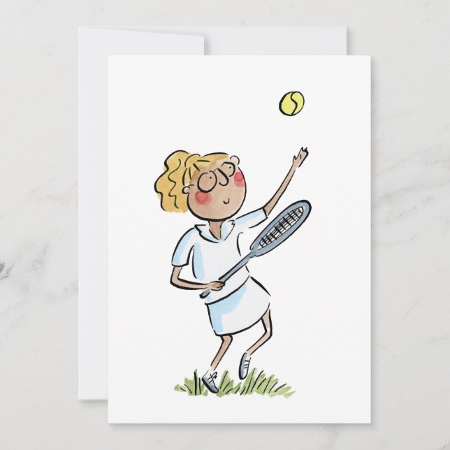 Invitación Tenis (Anverso)