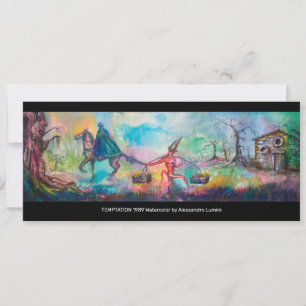 Invitación Tentación Caballero Oscuro y Tesoro del Diablo 