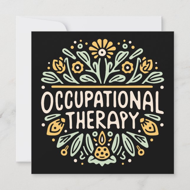 Invitación Terapia ocupacional (Anverso)