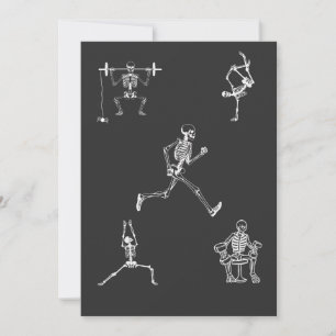 Invitación Terapia personal de trenes Gym Fantasía Halloween