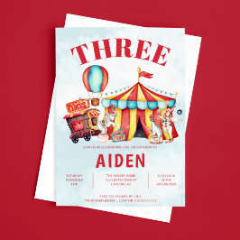 Invitación Tercer cumpleaños del Festival de Circo de Carnava