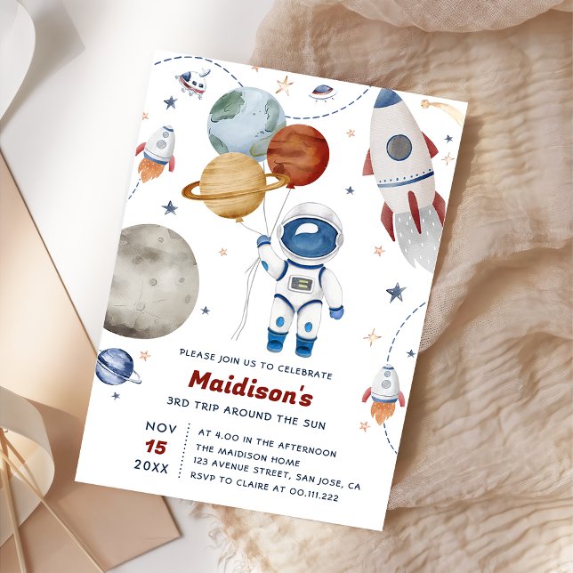 Invitación Tercer viaje por la fiesta de cumpleaños del espac (Subido por el creador)