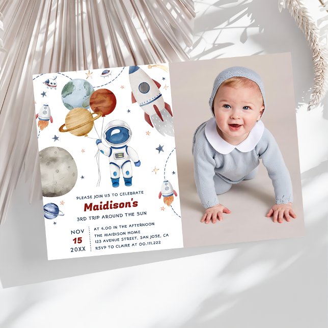 Invitación Tercer viaje por la fiesta de cumpleaños del espac (Subido por el creador)