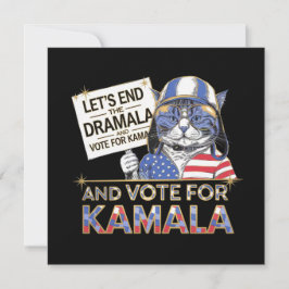 Invitación Terminemos con el dramala y votemos por Kamala