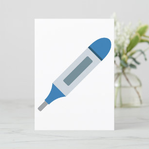 Invitación Termómetro Médico Digital Salud y Bienestar