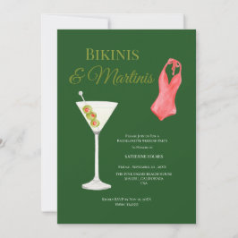 Invitación Ternos de bikini de lujo y fiesta de fin de semana