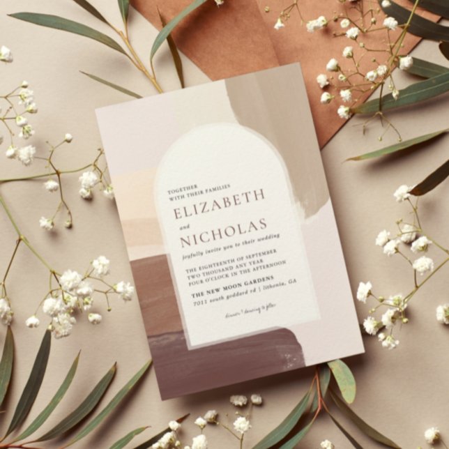 Invitación Terra Cotta | Boda Boho (Subido por el creador)