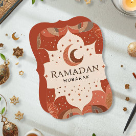 Invitación Terracota Red Craft Ramadan Mubarak