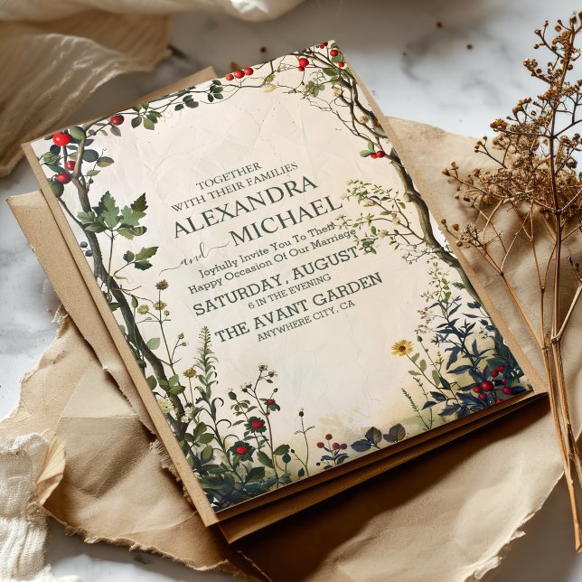Invitación Terracotta Boda Floral (Subido por el creador)