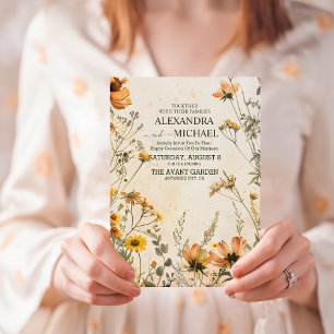 Invitación Terracotta Boda Floral