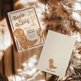 Invitación Terracotta Country Bridal Shower Brunch