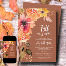 Terracotta Floral Bridal Shower