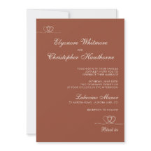 Terracotta Moderno Chic Mezcla y Combina Boda