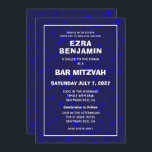 Invitación Terrazzo Mano Dibujó Bar Personalizado Bat Mitzvah<br><div class="desc">¡Tarjeta perfecta para anunciar una mitzvah de murciélago, el bar mitzvah u otra celebración judía! Hand hecho a mano en el patrón de lápiz terrazzo para usted en la parte delantera y trasera! ¡TODO PERSONALIZABLE! Haga clic en "Personalizar" para editar el texto. Haga clic en "editar usando la herramienta de...</div>