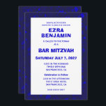 Invitación Terrazzo Mano Dibujó Bar Personalizado Bat Mitzvah<br><div class="desc">¡Tarjeta perfecta para anunciar una mitzvah de murciélago, el bar mitzvah u otra celebración judía! Hand hecho a mano en el patrón de lápiz terrazzo para usted en la parte delantera y trasera! ¡TODO PERSONALIZABLE! Haga clic en "Personalizar" para editar el texto. Haga clic en "editar usando la herramienta de...</div>