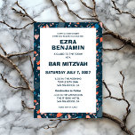 Invitación Terrazzo Mano Dibujó Bar Personalizado Bat Mitzvah<br><div class="desc">¡Tarjeta perfecta para anunciar una mitzvah de murciélago, el bar mitzvah u otra celebración judía! ¡La mano hizo un patrón de terrazo para ti en la parte delantera y trasera! ¡TODO PERSONALIZABLE! Haga clic en "Personalizar" para editar el texto. Haga clic en "editar usando la herramienta de diseño" para ajustar...</div>