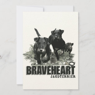 Invitación Terrier de caza alemán, El Jagdterrier , Arte