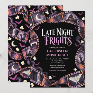 Invitación Terrores de Noche Tardía Noche de Películas de Hal