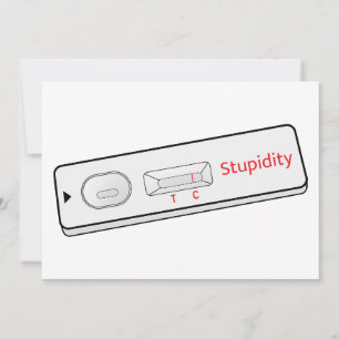 Invitación Test Kit Stupidity Covid 19 Corona Virus