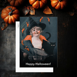 Invitación Testigos de época reproducen langostas gatos tarje