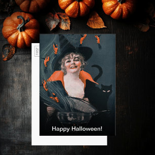 Invitación Testigos de época reproducen langostas gatos tarje