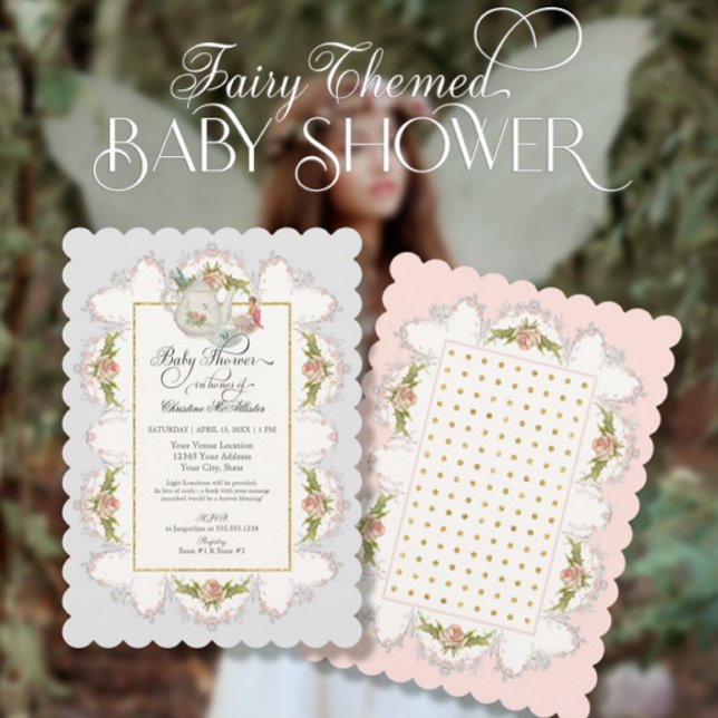 Invitación Tetera Fiesta de té de hadas de Baby Shower en taz (Subido por el creador)