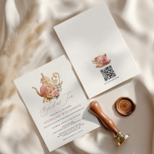 Tetera floral vintage rosa sonrojado para té de de