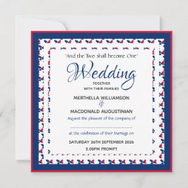 Invitación TEXAS Personalizado de FLAG de EE.UU. Boda de Plaz