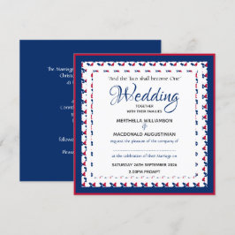 Invitación TEXAS Personalizado de FLAG de EE.UU. Boda de Plaz