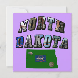 Invitación Texto de imagen de Dakota del Norte