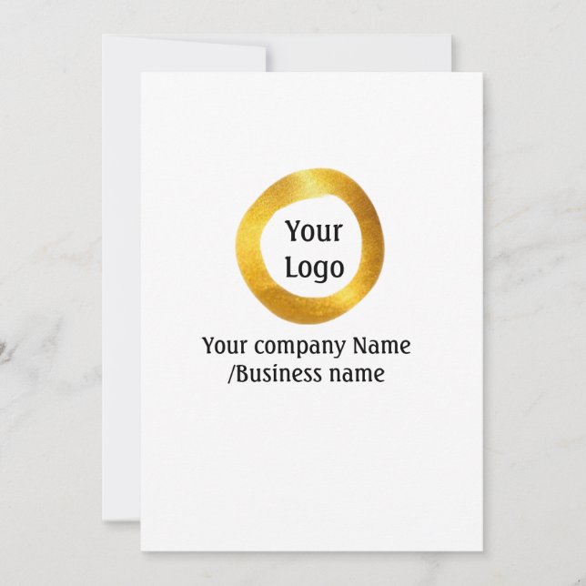 Invitación texto de nombre abstracto acuarela colorida (Anverso)