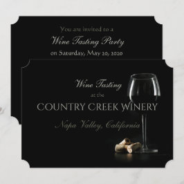 Invitación Texto del Personalizado Degustación de vino / Fies