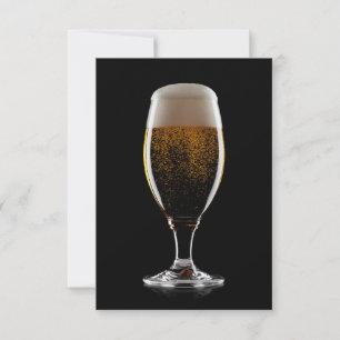 Invitación Texto del personalizado Vidrio de cerveza