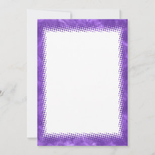 Invitación Texto Personalizado en blanco de borde color de ag
