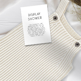 Invitación Texto simple Pantalla para niños blancos negros