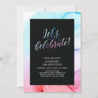 Textura de fluidos rojos y azules 30 cumpleaños de