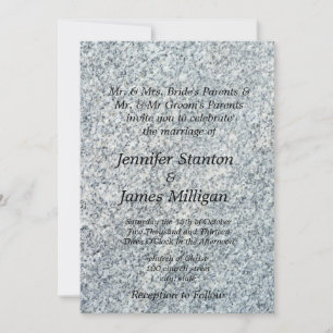 Invitación Textura de granito