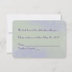 Invitación Textura de pastel RSVP