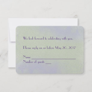 Invitación Textura de pastel RSVP