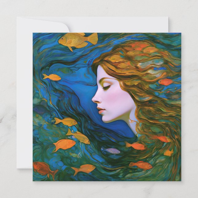 Invitación "Thalassa" - Mujeres En El Agua (Anverso)