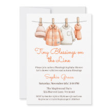 Thankending Baby Shower Boy | Cozy Clothesline