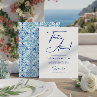 Invitación That's Amore Bridal Shower Invite