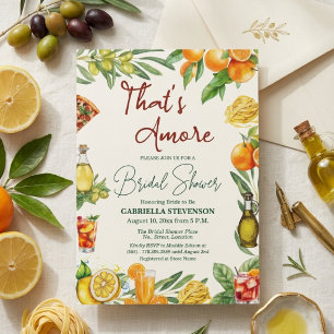 Invitación That's Amore Cóctel de Citrus Italiano para Desped