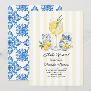 Invitación That's Amore! Italian Spritz Capri Despedida de So