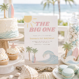 Invitación The Big One Playa Rosa Surf Verano Costero