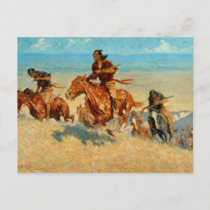 Invitación The Buffalo Runners (1909) de Frederic Remington