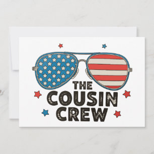 Invitación The Cousin Crew 250 Aniversario 4 De Julio