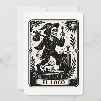 Invitación The Fool Tarot Card Art Print