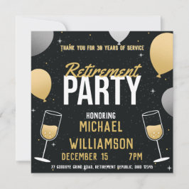 Invitación The Great Send‑Off Retirement Party