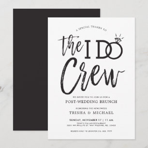 Invitación The I Do Crew   Desayuno Brunch Post Boda